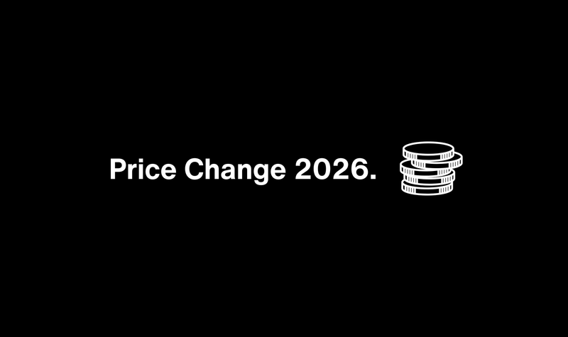 2026 Price Changes
