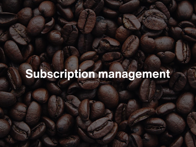 Shopify Subscription management for customers