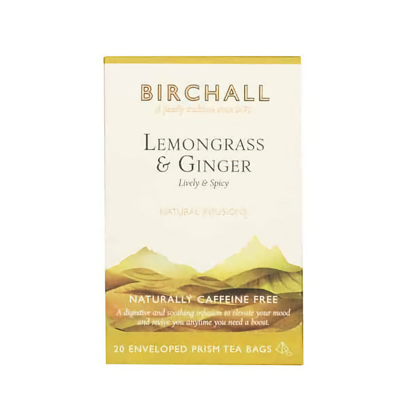 Birchall Lemongrass & Ginger • 80 Prism Tea Bags