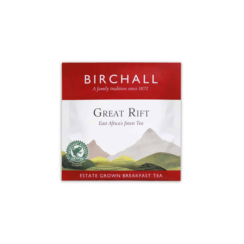 Birchall Great Rift Breakfast Blend • 80 Prism Tea Bags