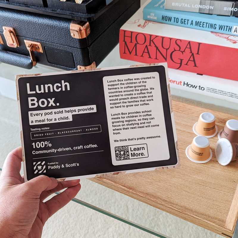 Lunch Box Nespresso® compatible pods • 1 x 500 per box